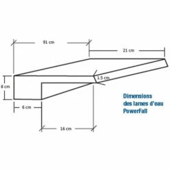 Lame D'eau 91cm - Zodiac - Powerfall 91 -General Electric Soldes Boutique 12856833 4